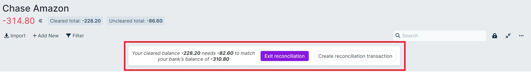Image of tool with nonmatching balance
